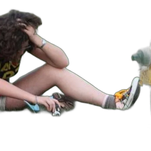 shoes, hair, photorealistic, concept art transparent PNG cut-out