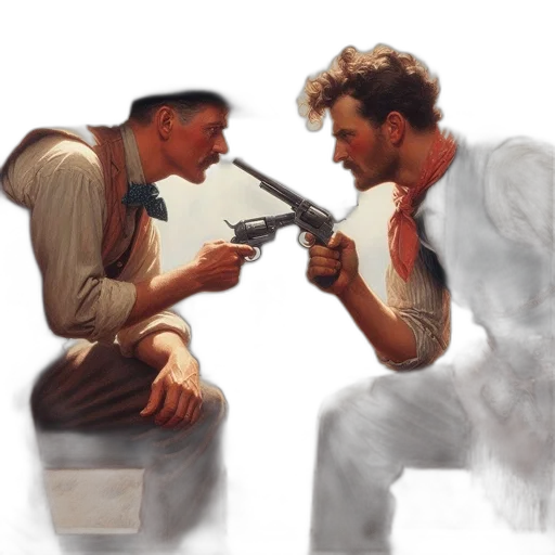 weapon, concept art, photorealistic, oil painting transparent PNG cut-out