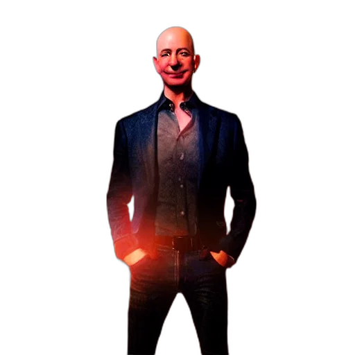 robot, jacket, staff, creature transparent PNG cut-out