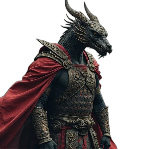dragon, mask, sword, animal transparent PNG cut-out