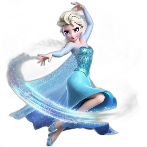 dress, sword, concept art, 3d render transparent PNG cut-out