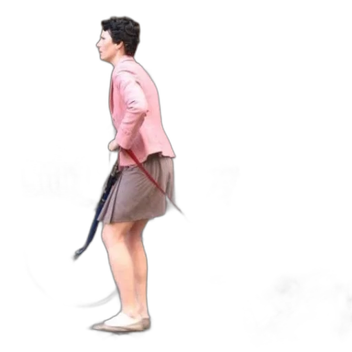 staff, dress, jacket, umbrella transparent PNG cut-out