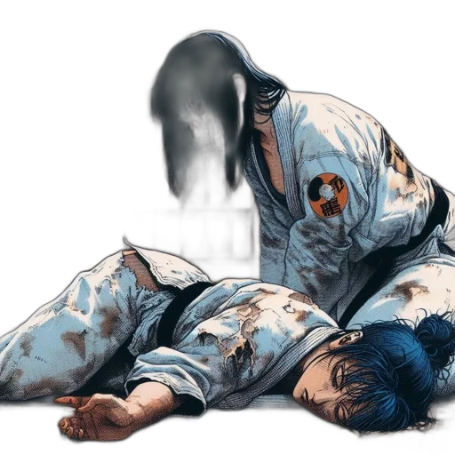 jacket, creature, robot, weapon transparent PNG cut-out