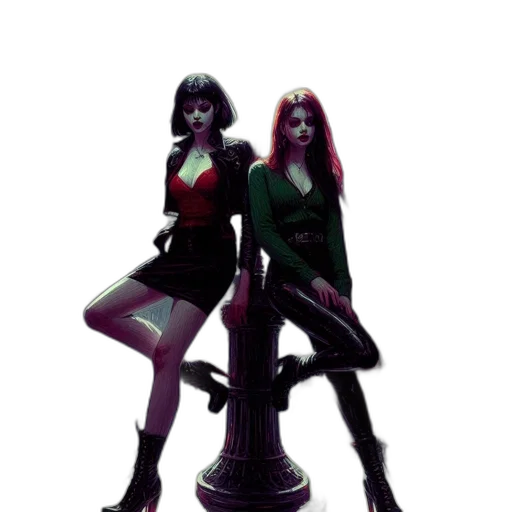 concept art, comic book art, fantasy art, 3d render transparent PNG cut-out