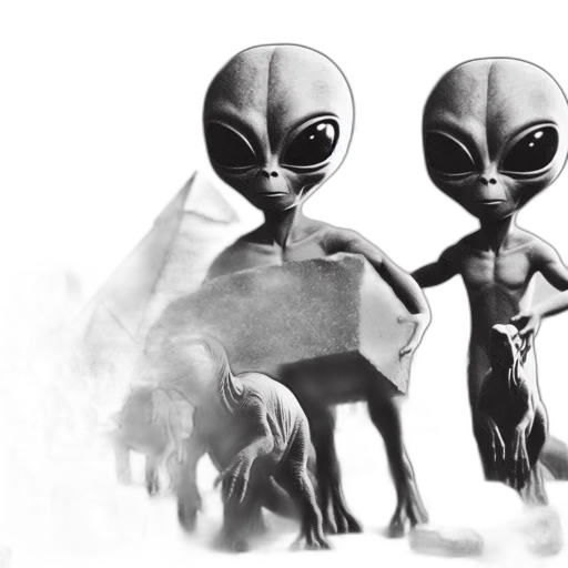 robot, creature, concept art, 3d render transparent PNG cut-out