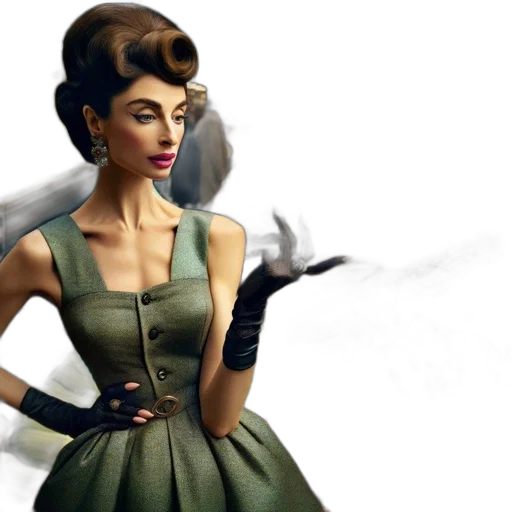dress, concept art, fantasy art, photorealistic transparent PNG cut-out
