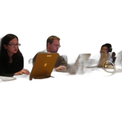 staff, 3d render, group, people transparent PNG cut-out