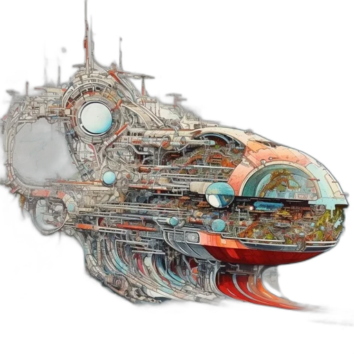 weapon, robot, car, concept art transparent PNG cut-out