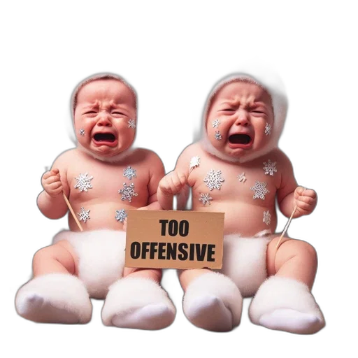 two, infants, wearing, winter transparent PNG cut-out
