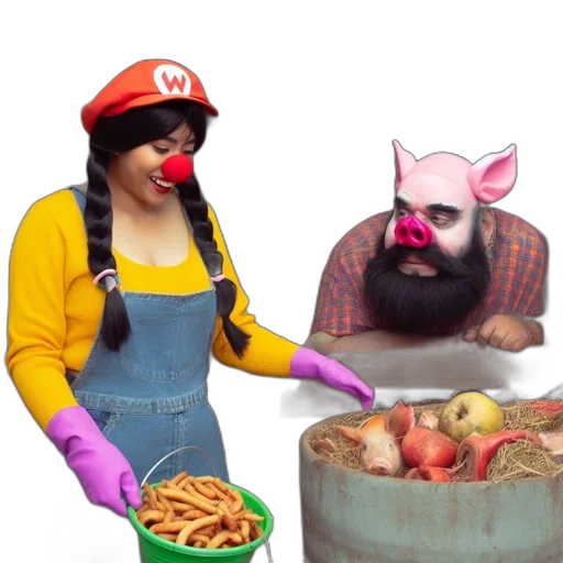 food, mask, creature, animal transparent PNG cut-out