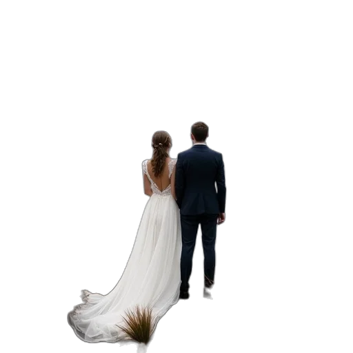 dress, umbrella, hair, photorealistic transparent PNG cut-out