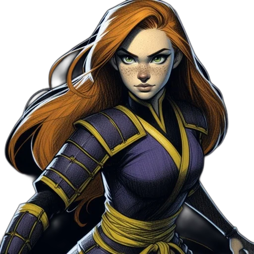 comic book art, concept art, fantasy art, cartoon transparent PNG cut-out