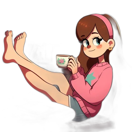 dress, shoes, face, staff transparent PNG cut-out