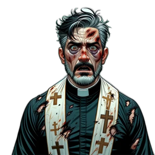 jacket, comic book art, concept art, cyberpunk transparent PNG cut-out