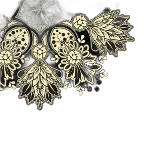 jewelry, crown, mask, 3d render transparent PNG cut-out