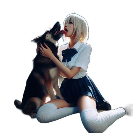 animal, creature, staff, anime transparent PNG cut-out