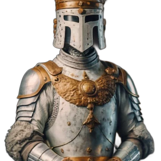 sword, crown, staff, robot transparent PNG cut-out