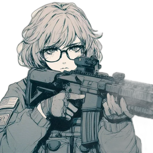 weapon, animal, staff, jacket transparent PNG cut-out