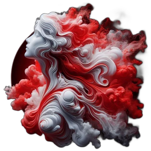 hair, dragon, mask, crown transparent PNG cut-out