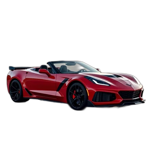 car, 3d render, photorealistic, first transparent PNG cut-out