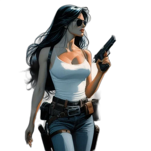 weapon, comic book art, concept art, cartoon transparent PNG cut-out