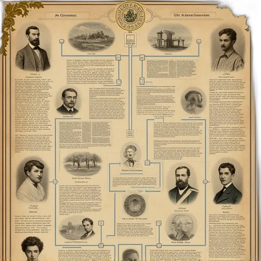 staff, genealogy, standards, all transparent PNG cut-out
