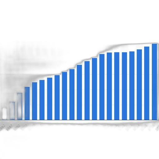 bar, chart, shows, growth transparent PNG cut-out