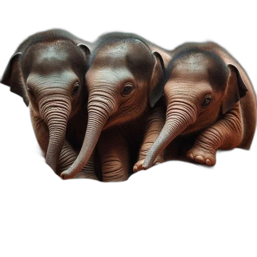 animal, photorealistic, 3d render, oil painting transparent PNG cut-out