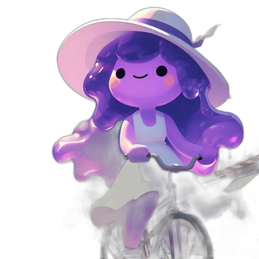 hat, staff, creature, dress transparent PNG cut-out