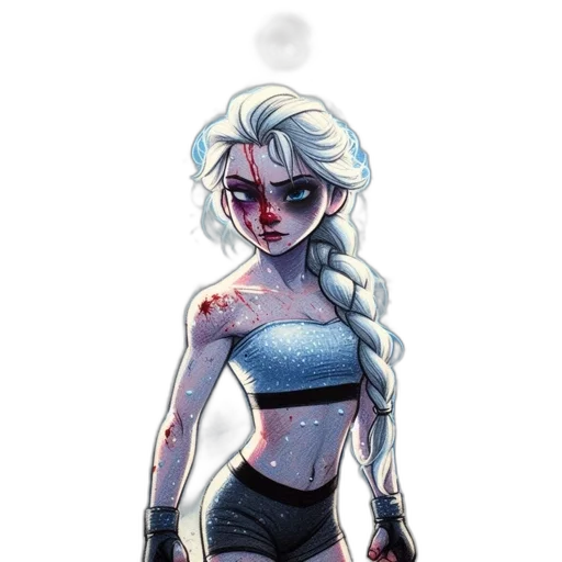 concept art, comic book art, cyberpunk, pixel art transparent PNG cut-out