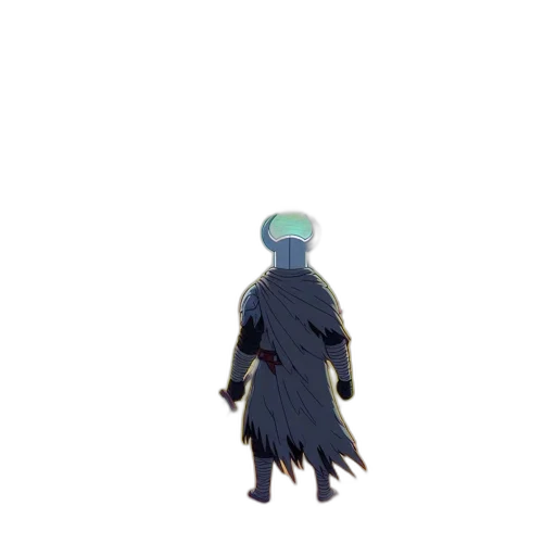 creature, staff, mask, hat transparent PNG cut-out