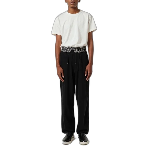 jacket, staff, 3d render, monochrome transparent PNG cut-out