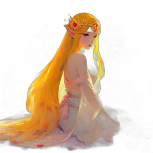 dress, crown, dragon, creature transparent PNG cut-out