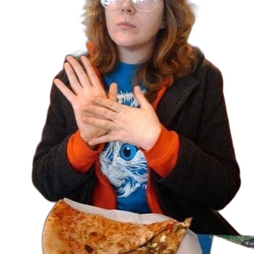 jacket, food, face, staff transparent PNG cut-out