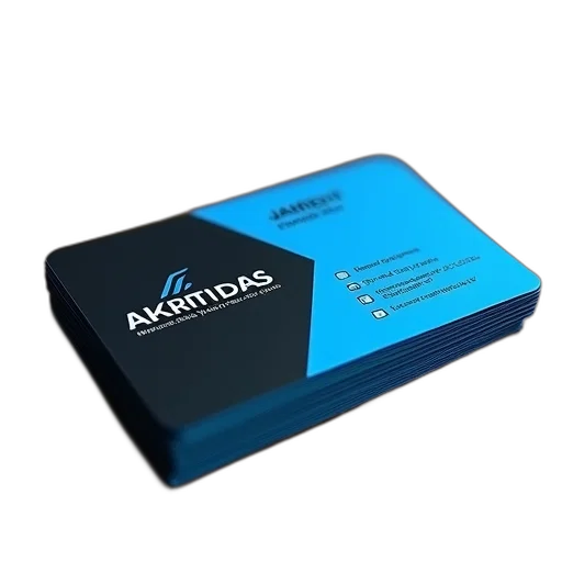 3d render, blue, black, business transparent PNG cut-out