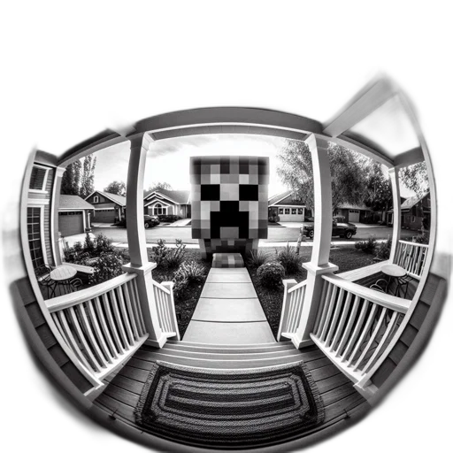robot, building, crown, face transparent PNG cut-out