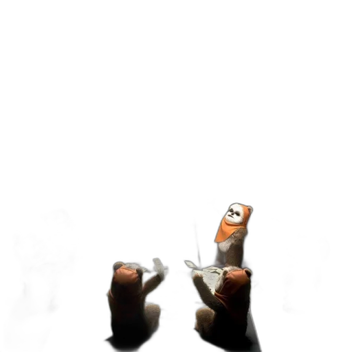 robot, bottle, staff, shoes transparent PNG cut-out