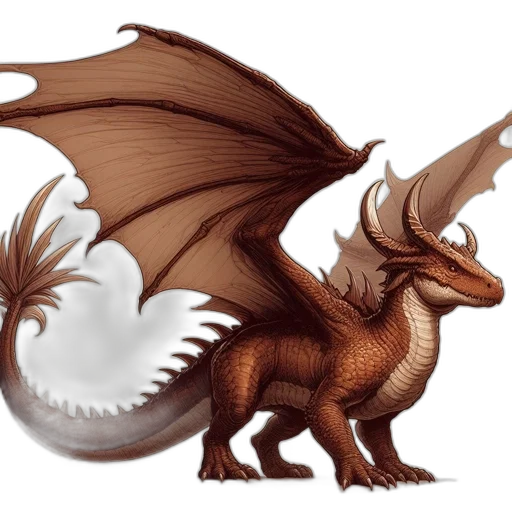 dragon, creature, fantasy art, concept art transparent PNG cut-out