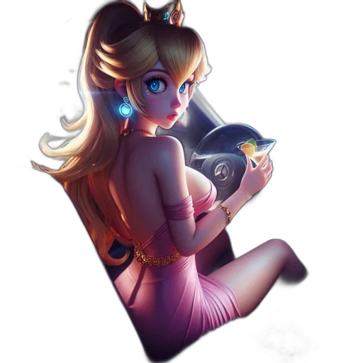 dress, crown, mask, robot transparent PNG cut-out