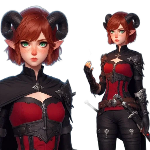 concept art, fantasy art, 3d render, anime transparent PNG cut-out