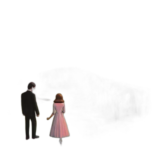 dress, robot, umbrella, concept art transparent PNG cut-out