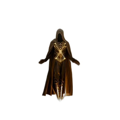 staff, jacket, mask, sword transparent PNG cut-out