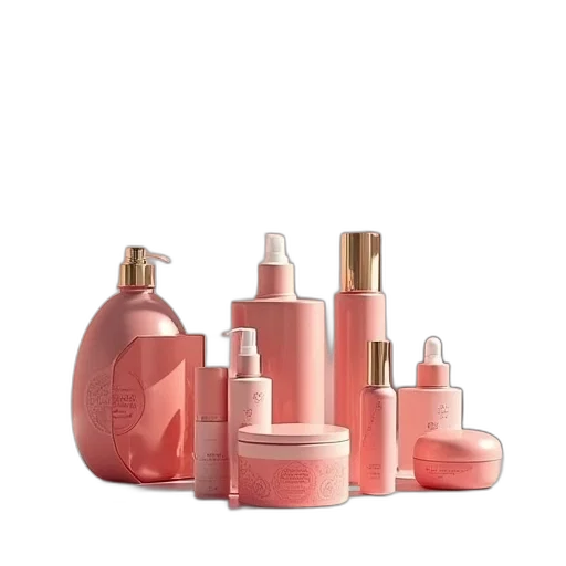 bottle, 3d render, beauty, kit transparent PNG cut-out