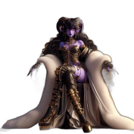 dress, concept art, 3d render, fantasy art transparent PNG cut-out