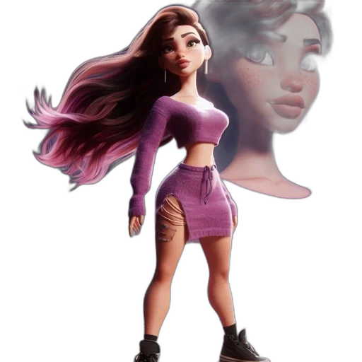 dress, concept art, 3d render, fantasy art transparent PNG cut-out