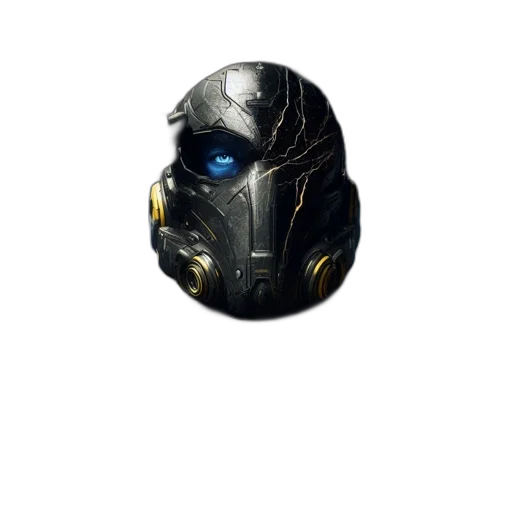 mask, robot, face, crown transparent PNG cut-out