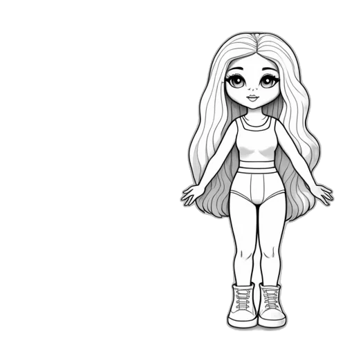 dress, cartoon, concept art, pixel art transparent PNG cut-out