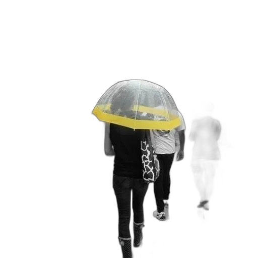umbrella, hat, jacket, mask transparent PNG cut-out