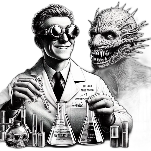 mask, creature, concept art, comic book art transparent PNG cut-out