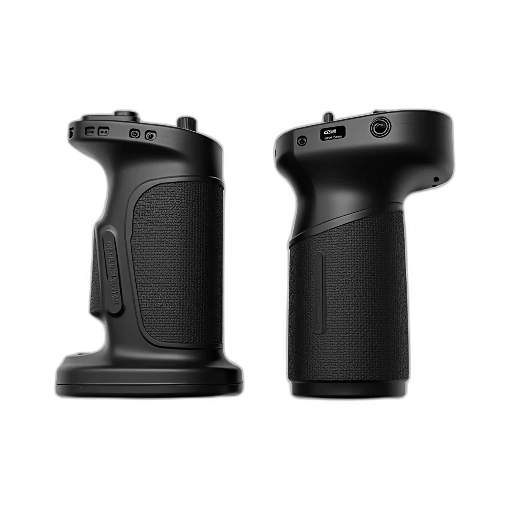 weapon, 3d render, pair, black transparent PNG cut-out